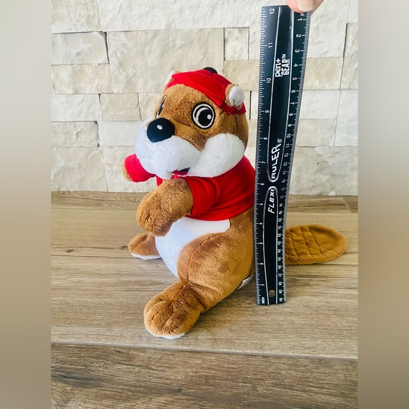 Buc-ee's Gas Station Promo Beaver Plush Stuffed Animal 10 in. JAAG Preowned EUC - Picture 3 of 9